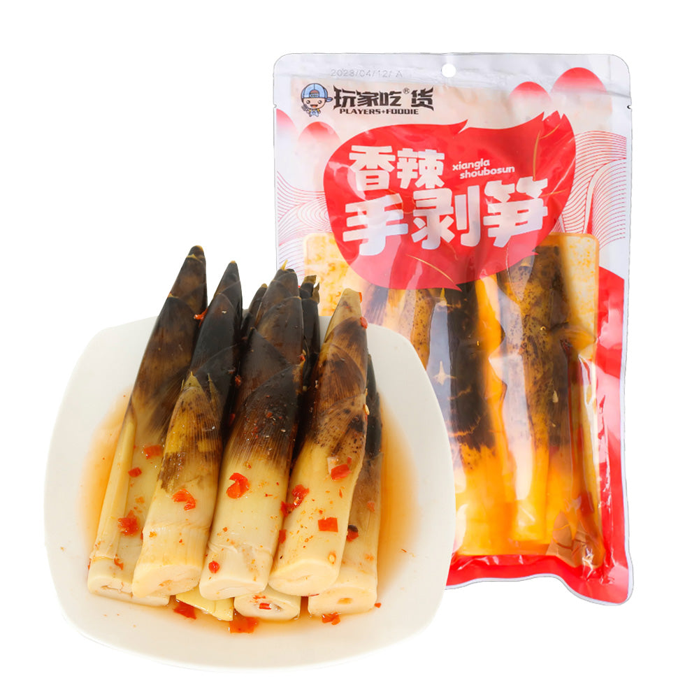 Player's-Foodie-Hand-Peeled-Bamboo-Shoots---Spicy-Flavor,-500g-1