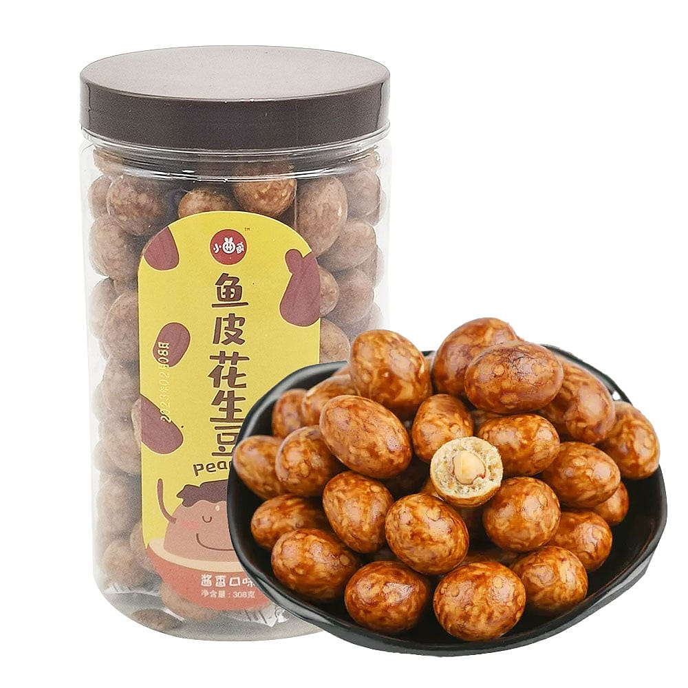 Xiaoqujia-Savory-Fish-Skin-Peanuts-308g-1