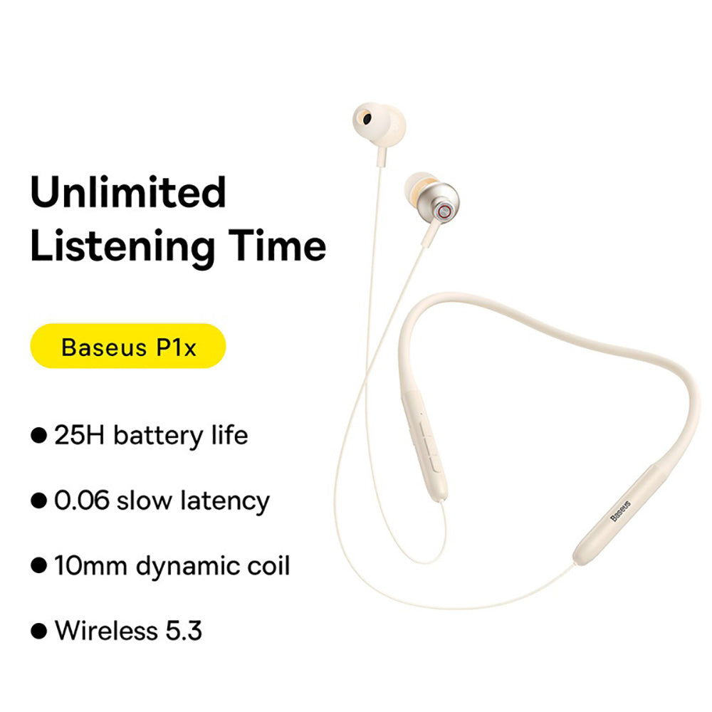 Baseus-Bowie-Series-P1x-In-Ear-Neckband-Bluetooth-Earphones---Cream-White-1