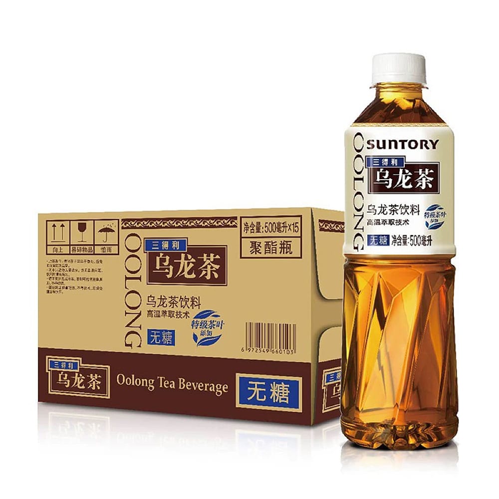 [Full-Case]-Suntory-Oolong-Tea,-Sugar-Free,-500ml*15-Bottles/Case-1