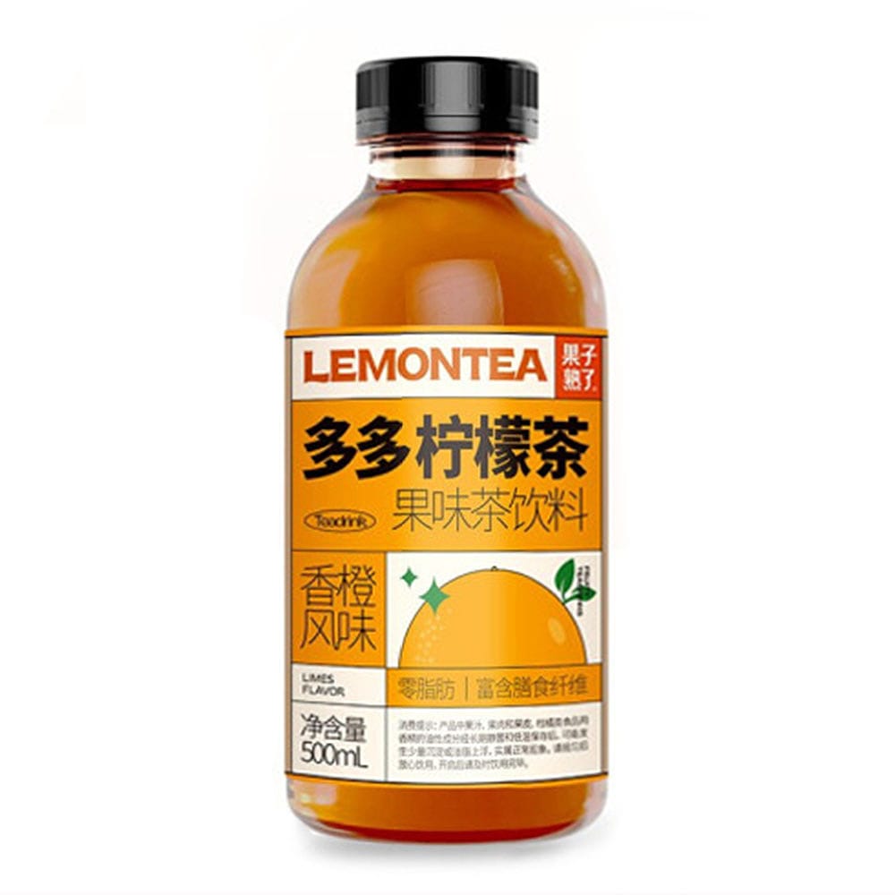 Guozi-Shule-Duo-Duo-Lemon-Tea-Orange-Flavor---500ml-1