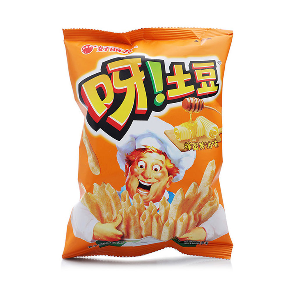 Haoliyou-Honey-Butter-Flavoured-Potato-Chips-40g-1