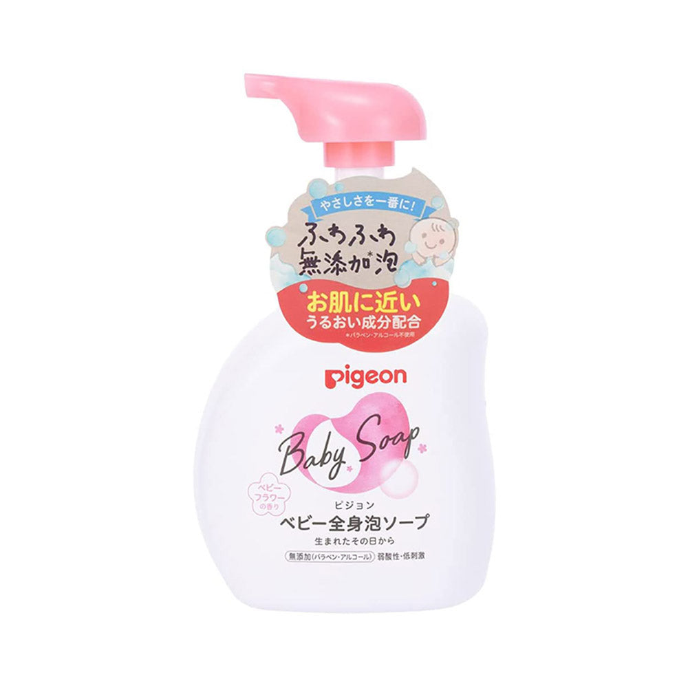 Pigeon-Baby-Shampoo-&-Body-Wash-2-in-1-Foam---Floral-Scent---500g-1