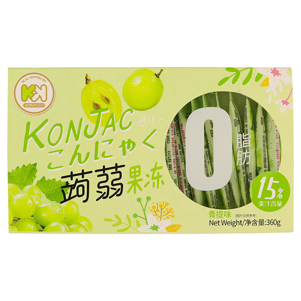 ChaoYouWei-Konjac-Jelly,-Zero-Fat,-Green-Grape-Flavour,-360g-1