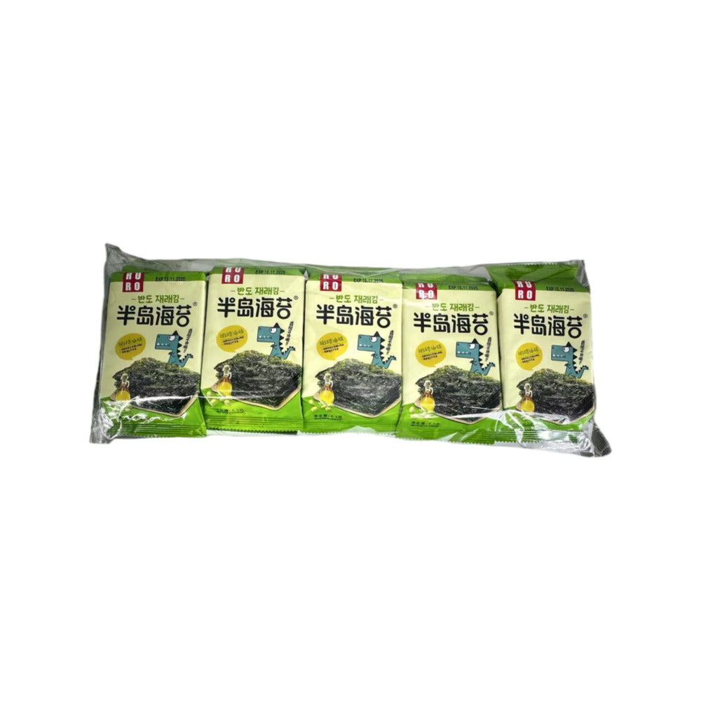 Bando-Korean-Roasted-Seaweed-with-Olive-Oil---10-Pack,-45g-1