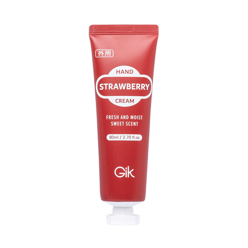 Gik-Moisturizing-Hand-Cream---Strawberry-Scent,-80ml-1