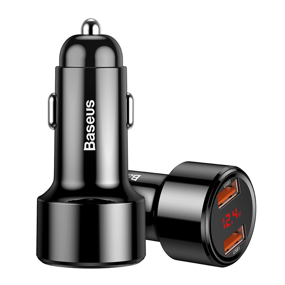 Baseus-Magic-Series-Dual-QC-Digital-Display-Fast-Car-Charger-45W---Black-1