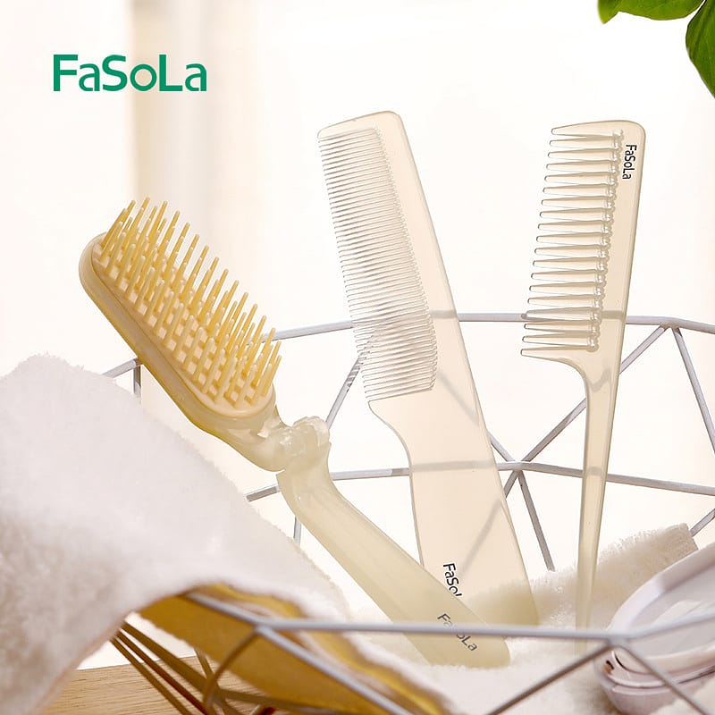 FaSoLa-Portable-Folding-Comb---Beige,-18.1*3cm-1