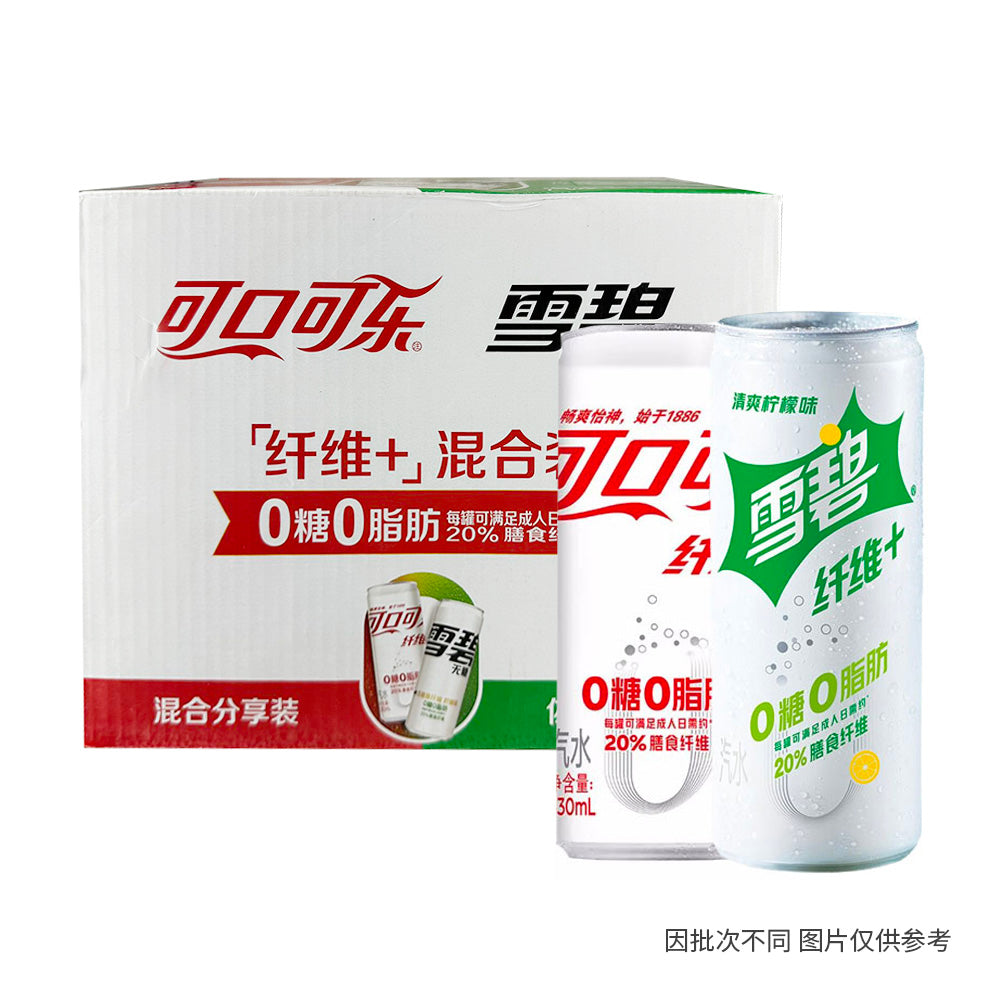 [Full-Case]-Coca-Cola-Fibre+-Mixed-with-Sprite,-Share-Pack,-330ml*20-Cans-per-Case-1