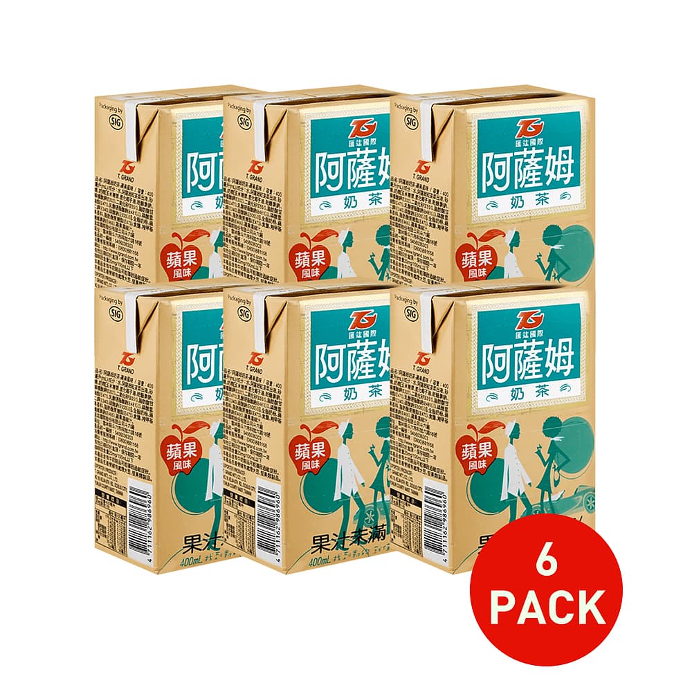 Assam-Apple-Flavour-Milk-Tea-300ml-x-6-Packs---1.8kg-1