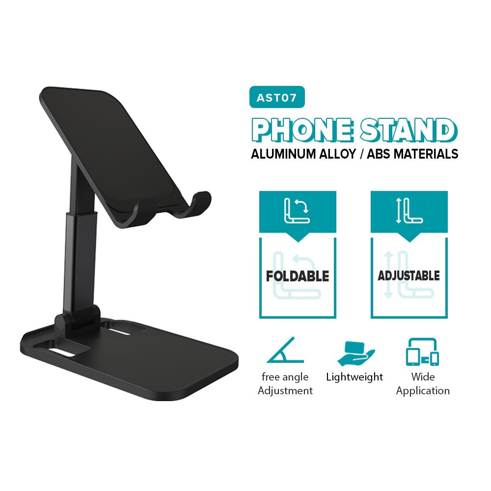 Romoss-Desktop-Foldable-Phone-Stand---Black-1