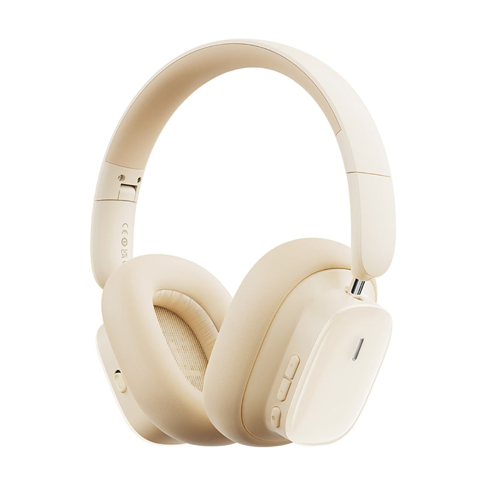 Baseus-Bowie-Series-H1i-Over-Ear-Noise-Cancelling-Bluetooth-Headphones---Starlight-White,-International-Version-1