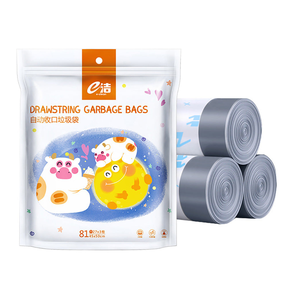 eClean-Drawstring-Garbage-Bags-with-Cat-Paw-and-Cow-Pattern---45x50cm,-81-Pieces-1