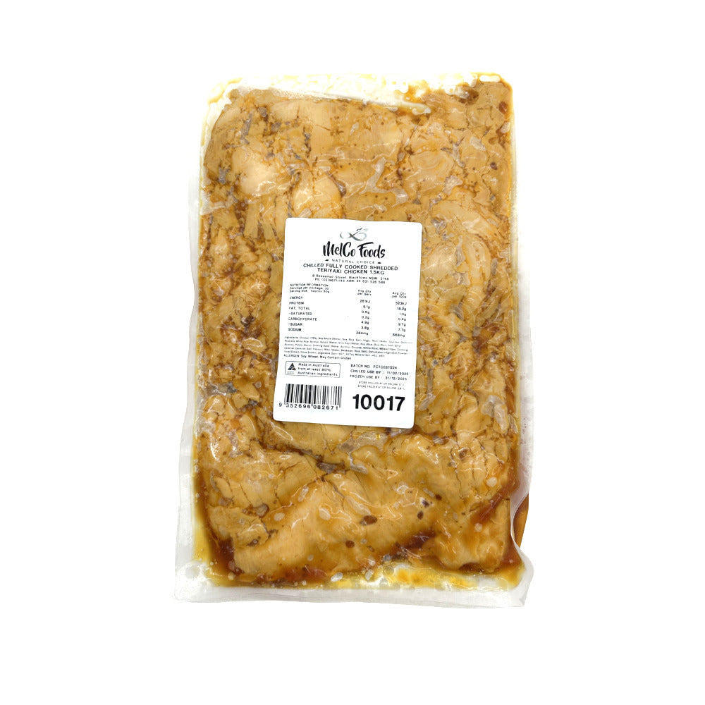 Melco Food Fully Cooked Shredded Teriyaki Chicken - 1.5kg-1