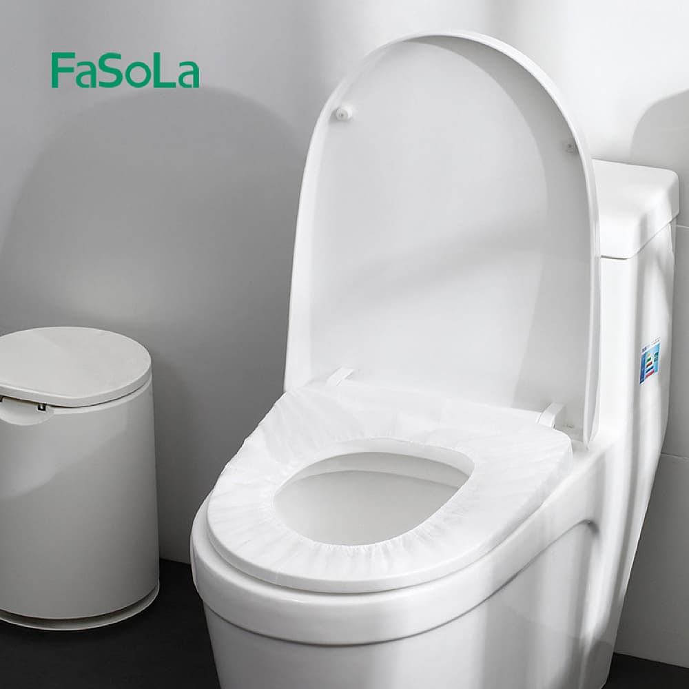 FaSola-Disposable-O-Shaped-Toilet-Seat-Covers---5-Pack,-White,-15*67cm-1