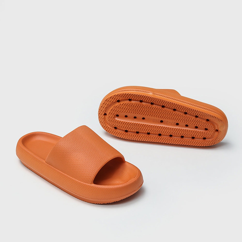 YouDiao Ultra-Soft Thick-Soled EVA Slippers - Orange, Size 37-38