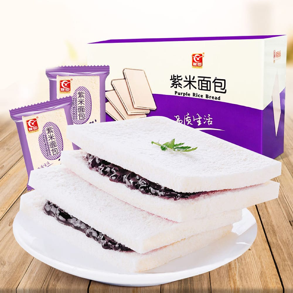 Youchen-Purple-Rice-Bread---10-Packs,-520g-1