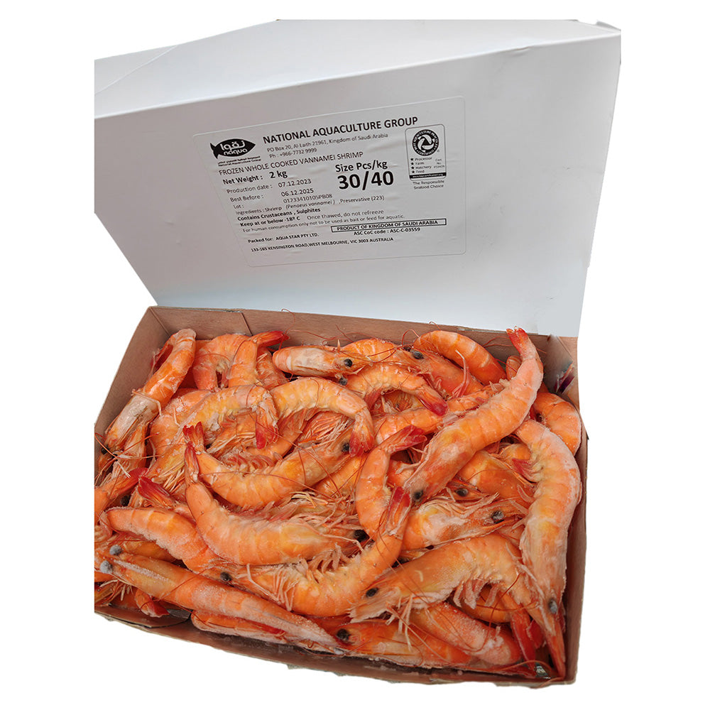 Saudi-Arabian-Red-Sea-Premium-Sweet-Shrimp-Size-30/40---2KG-Box-1