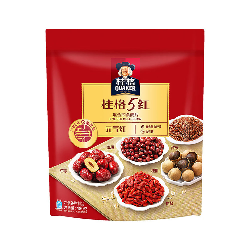 Quaker-Five-Red-Multi-Grain-Instant-Oatmeal---480g-1