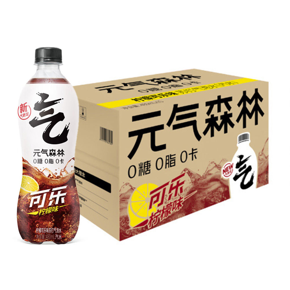 [Full-Case]-Genki-Forest-Sparkling-Water,-Cola-Lemon-Flavour,-480ml-x-15-Bottles-per-Case-1