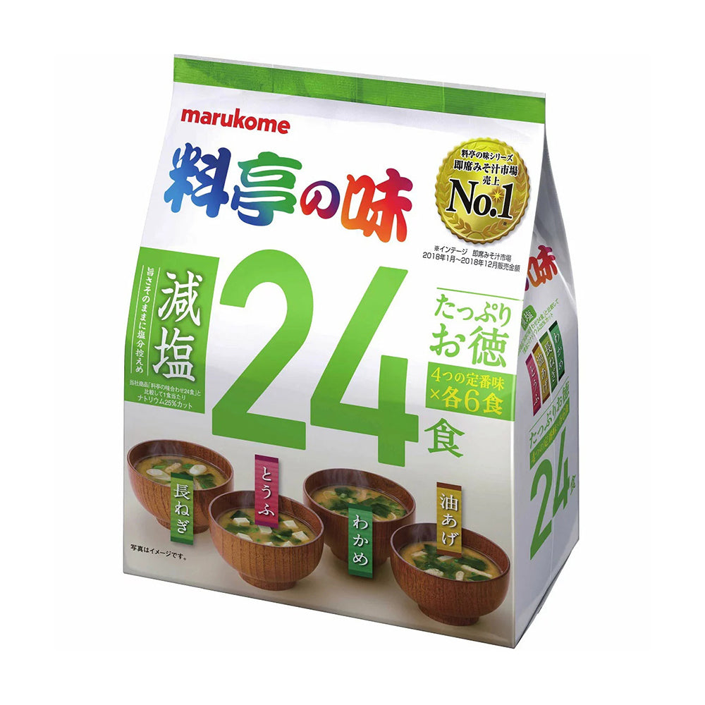 Marukome-Reduced-Salt-Instant-Miso-Soup---4-Flavors,-24-Servings-1