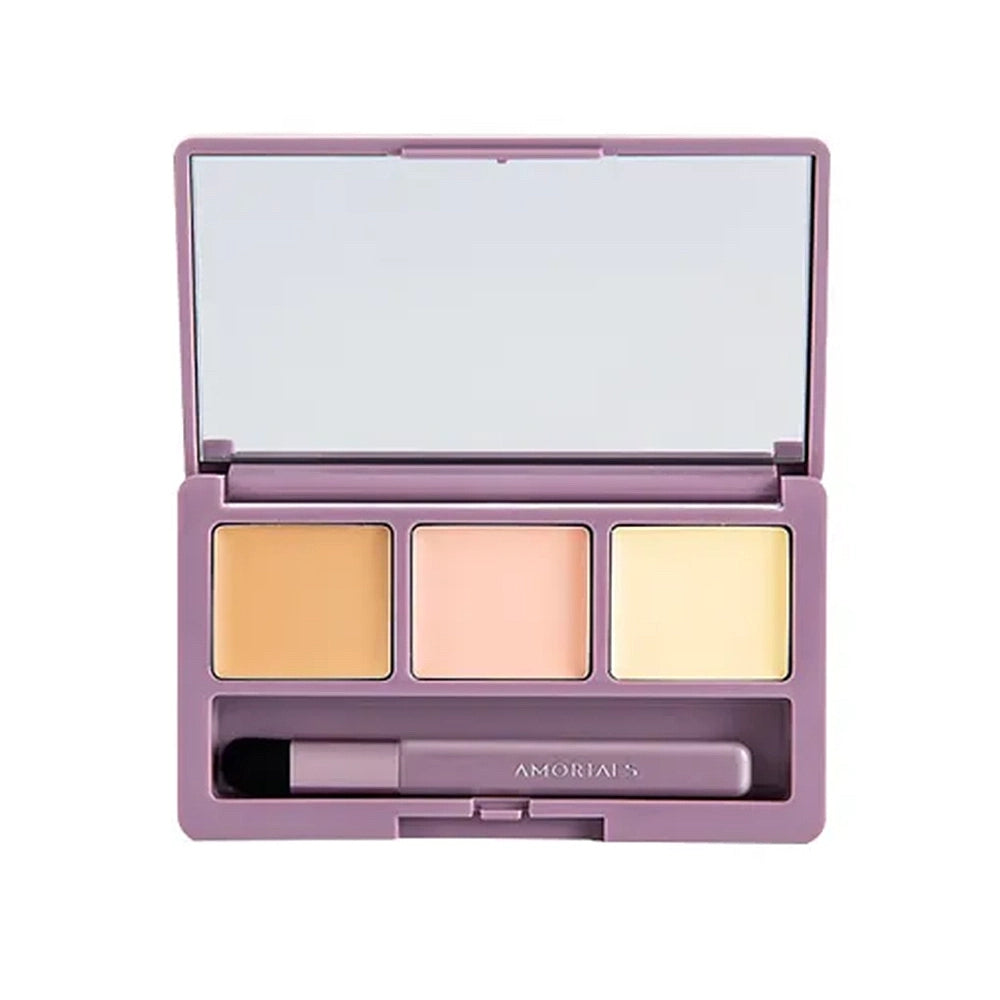 Amortals-Pure-Complexion-Three-Color-Concealer-Palette,-Light-Skin-Tone,-1.2g*3-1