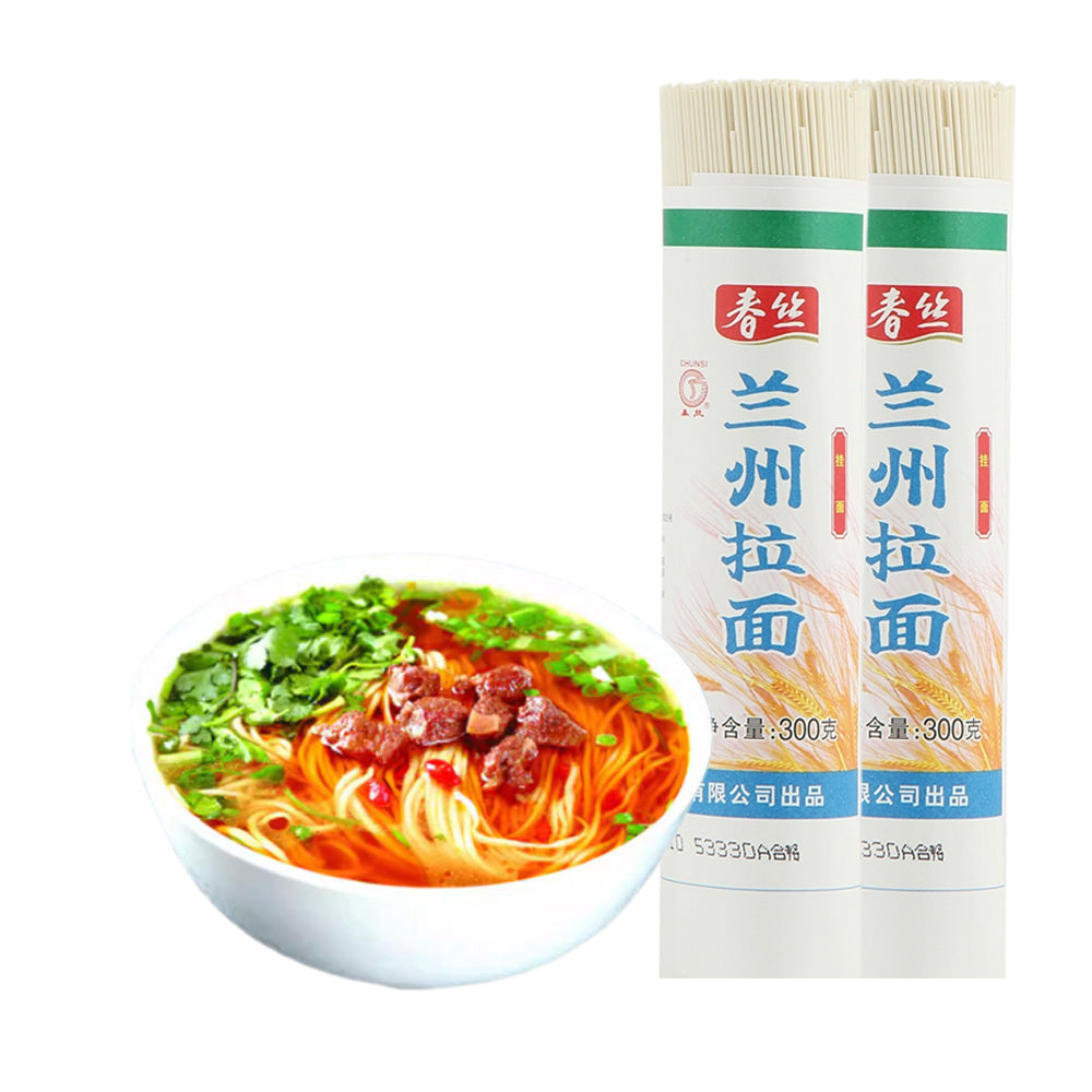 Chunsi Lanzhou Hand-Pulled Noodles - 300gX2Pack