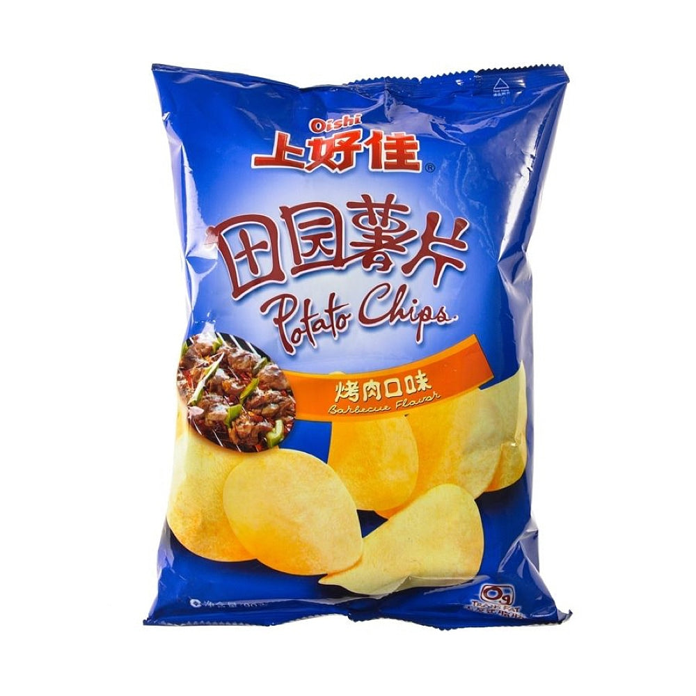 Oishi Country Style Potato Chips Barbecue Flavor 80g Umall