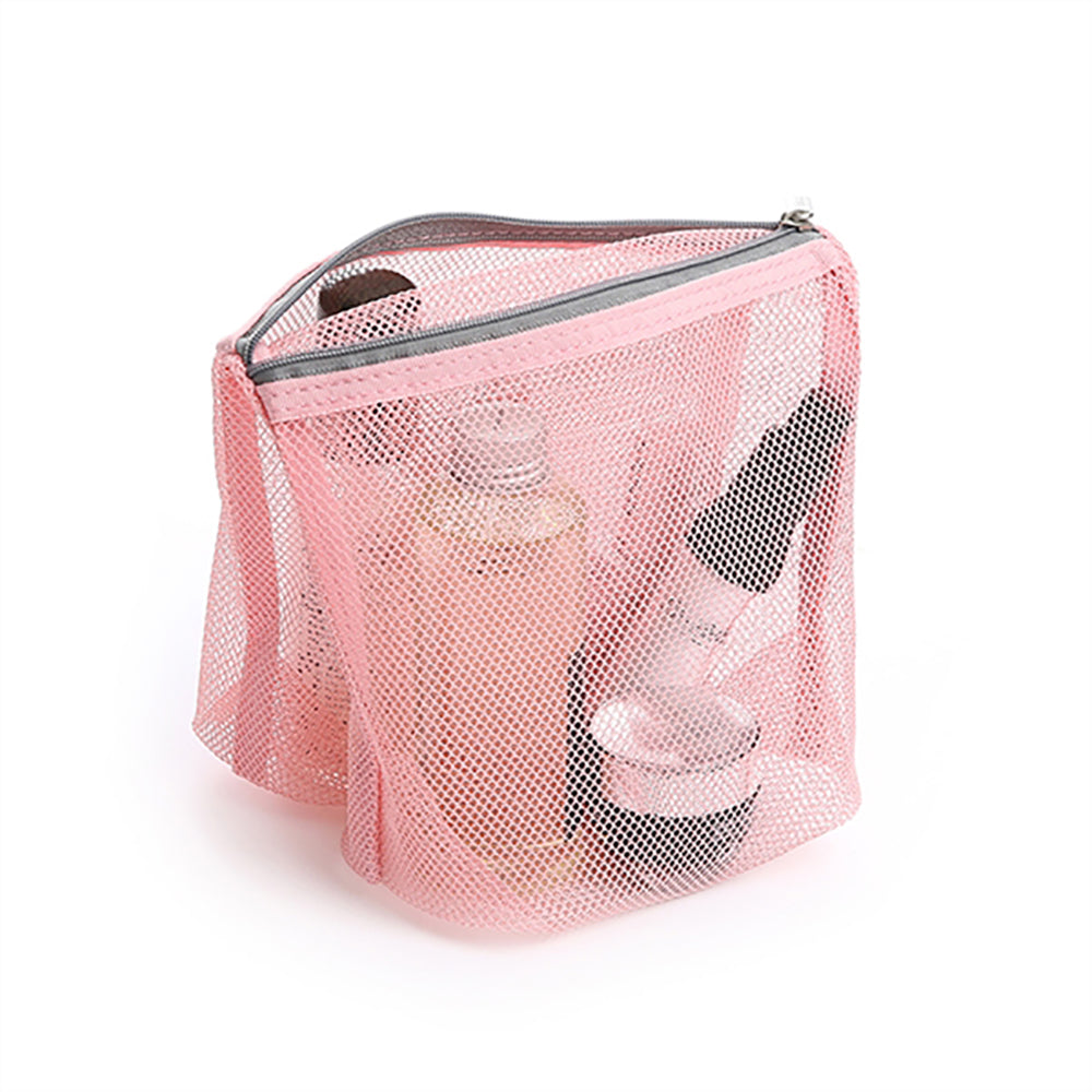 FaSoLa-Double-Sided-Mesh-Storage-Bag-S---Pink-1