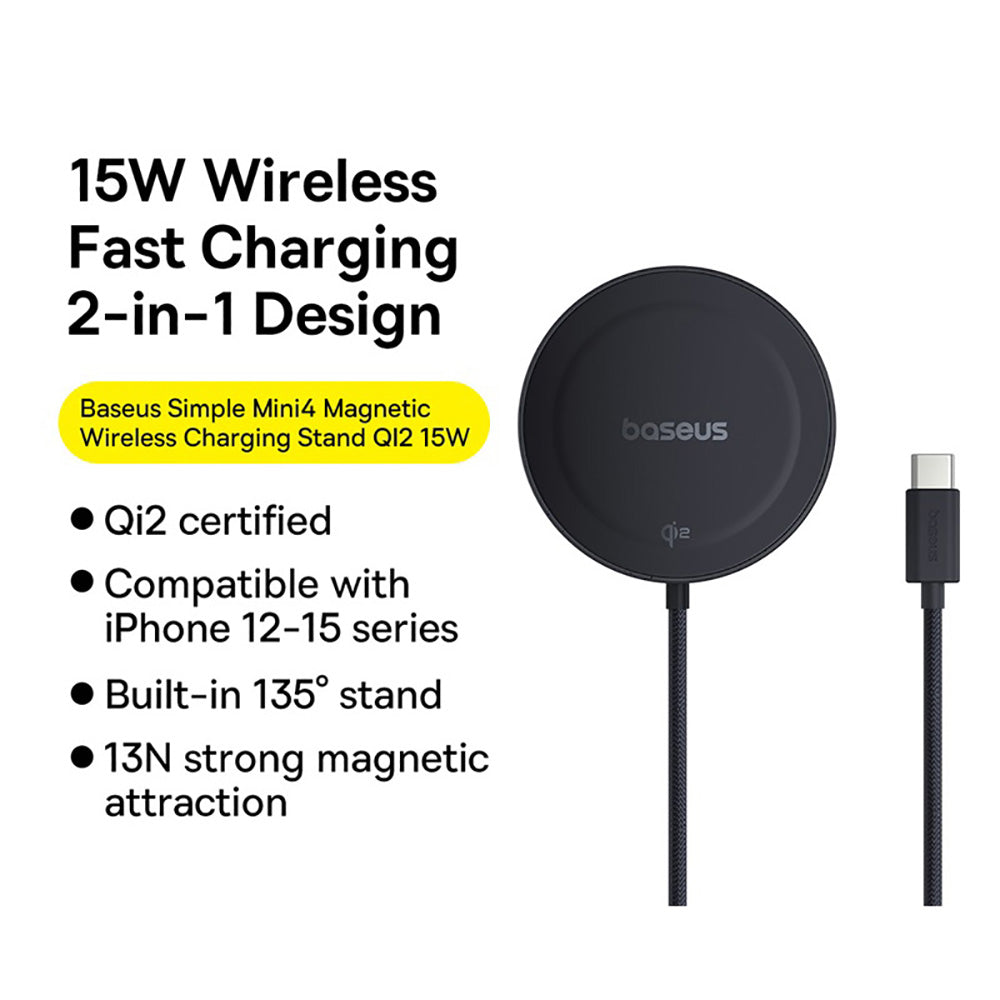 Baseus-Simple-Mini4-Magnetic-Wireless-Charging-Stand-Qi2-15W---Starry-Black-1