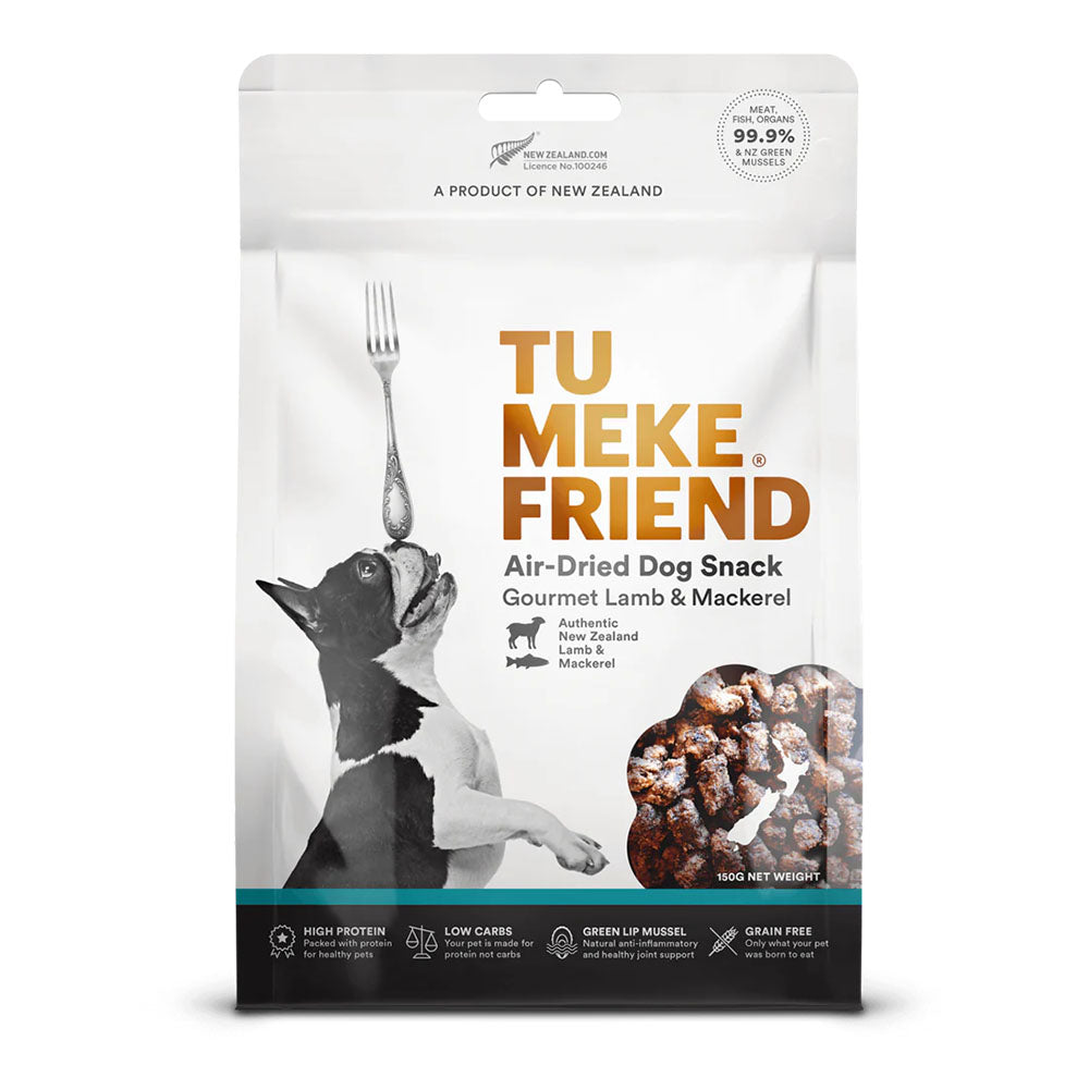 Tu-Meke-Friend-Air-Dried-Dog-Snack-Gourmet-Lamb-&-Mackerel---150g-1