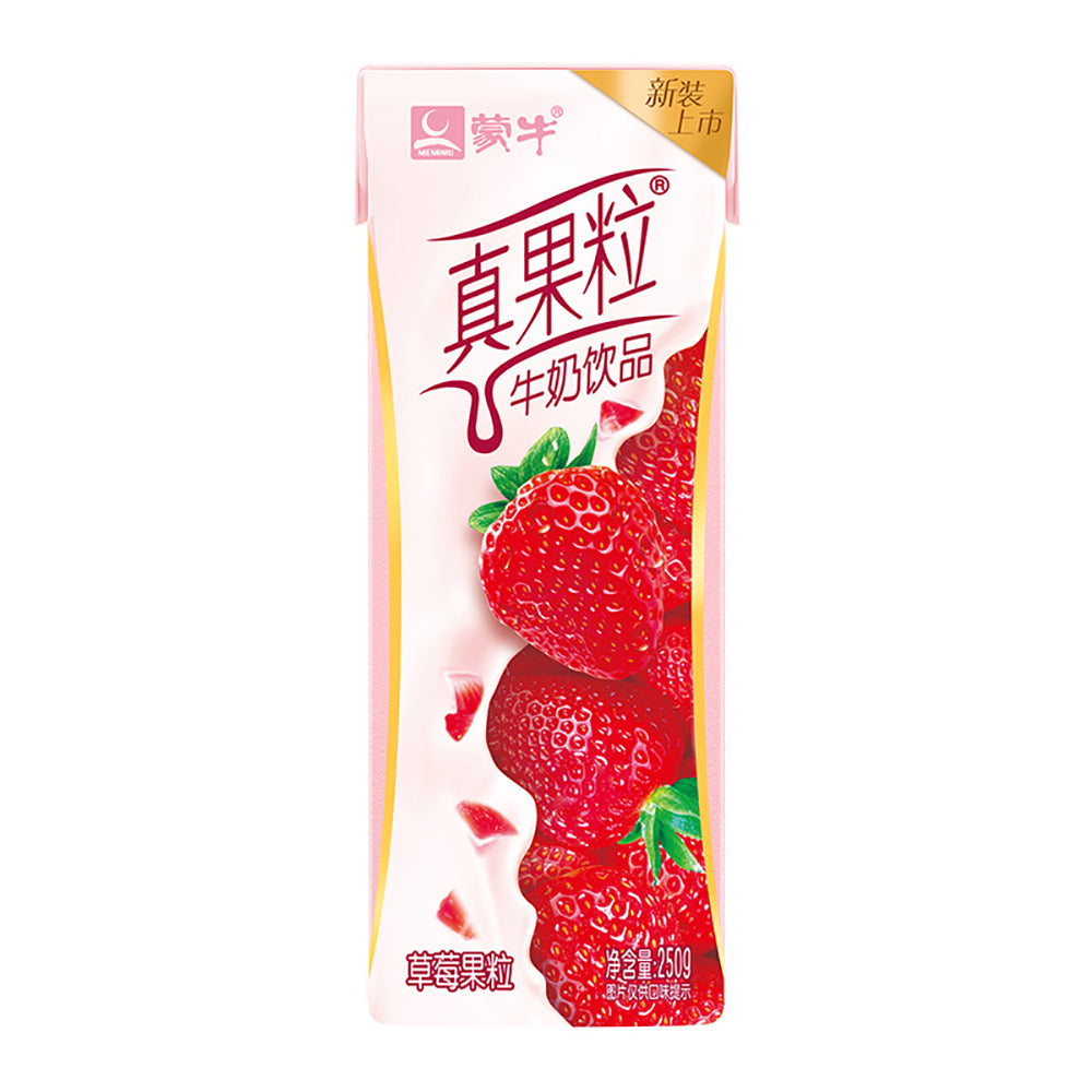 Mengniu-Real-Fruit-Milk-Drink-Strawberry-Flavor---250ml-1