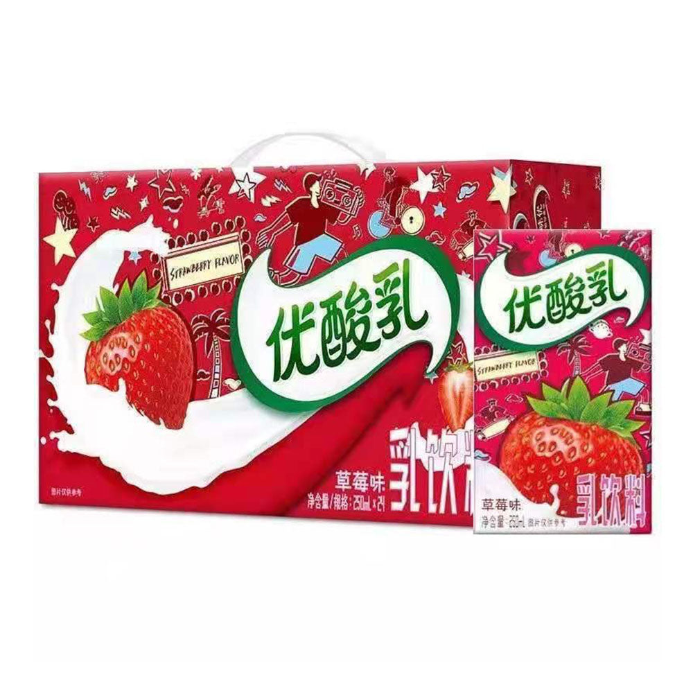 Yili-Yoghurt-Drink-Strawberry-Flavor---250ml-x-24-1