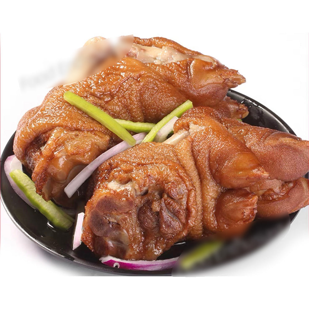 Ding's Private Kitchen Frozen Braised Tiger Skin Pork Trotters - 2 Pieces