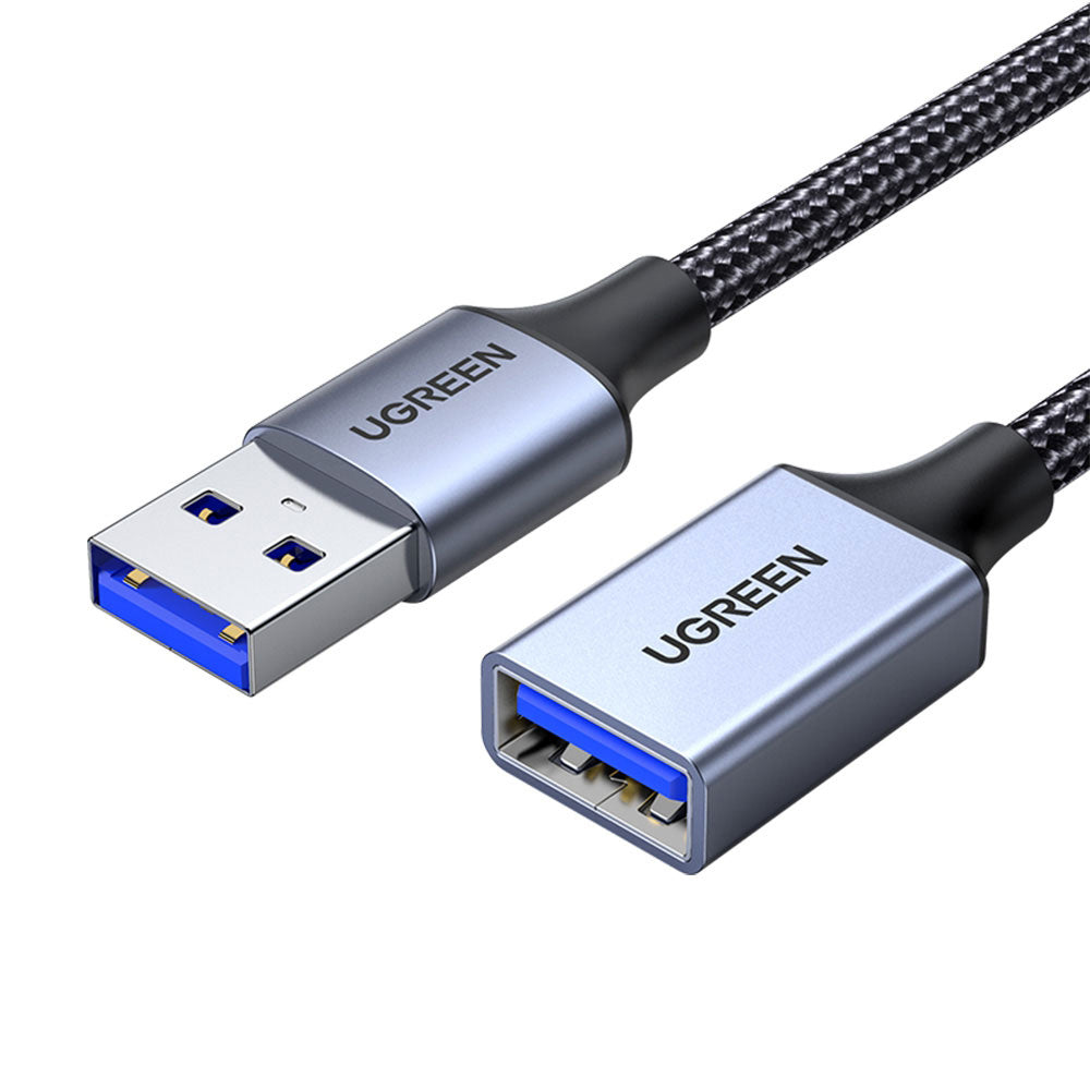 Ugreen-USB-3.0-A-Male-to-A-Female-Aluminum-Extension-Cable-1m---Black-1