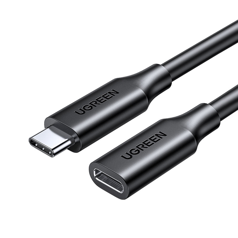 UGREEN-USB-C-Male-to-USB-C-Female-Extension-Cable-G2---1m-Black-1