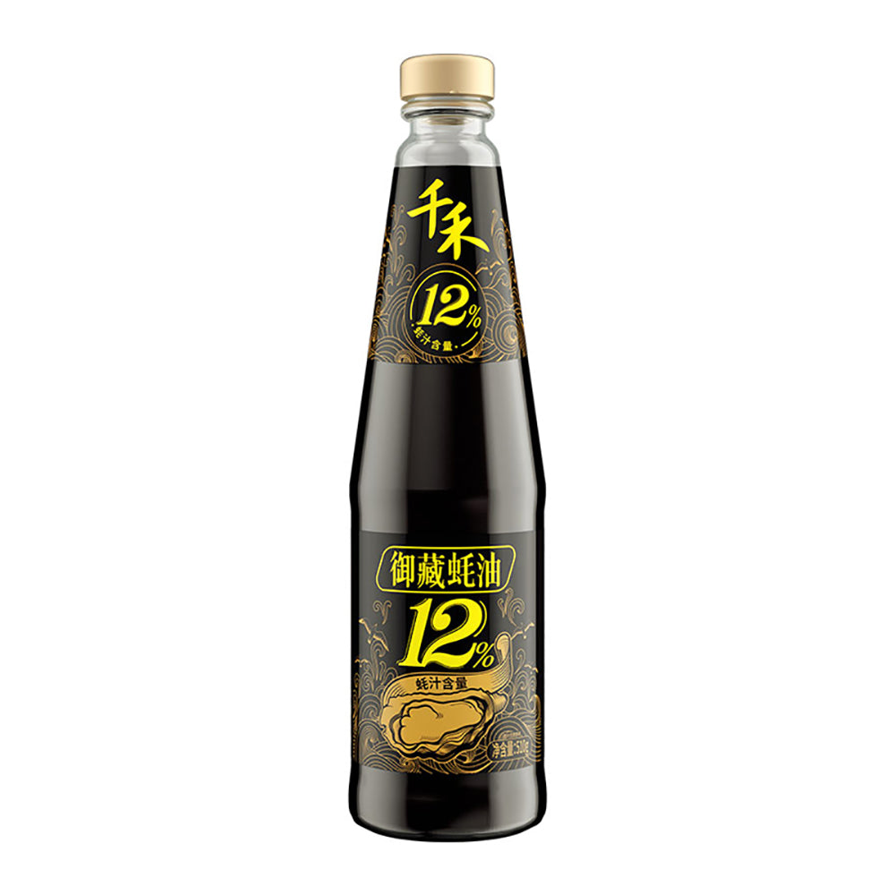 Qianhe-Premium-Oyster-Sauce-with-12%-Oyster-Juice-Content,-500ml-1