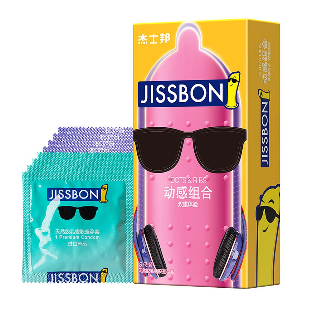 Jissbon-3D-Dotted-Condoms---8-Pieces-1