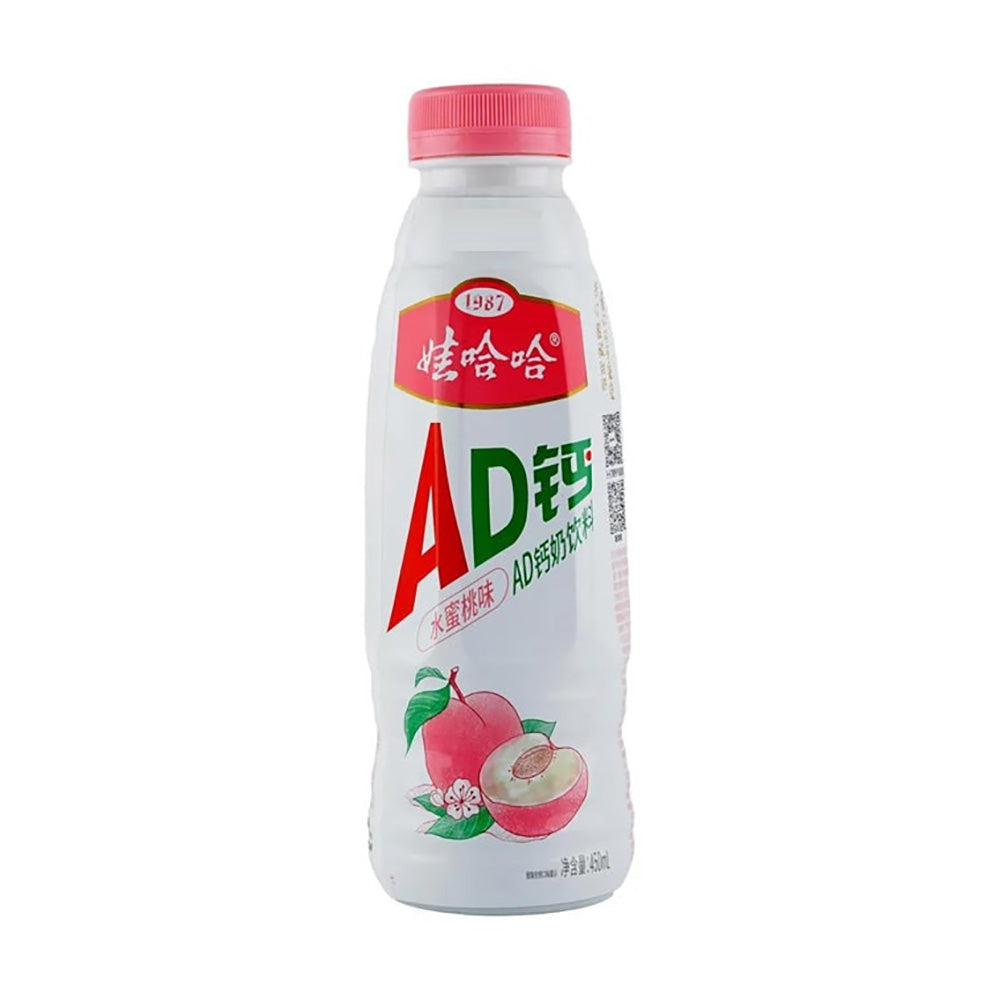 Wahaha-AD-Calcium-Milk-Drink---Peach-Flavor,-450ml-1