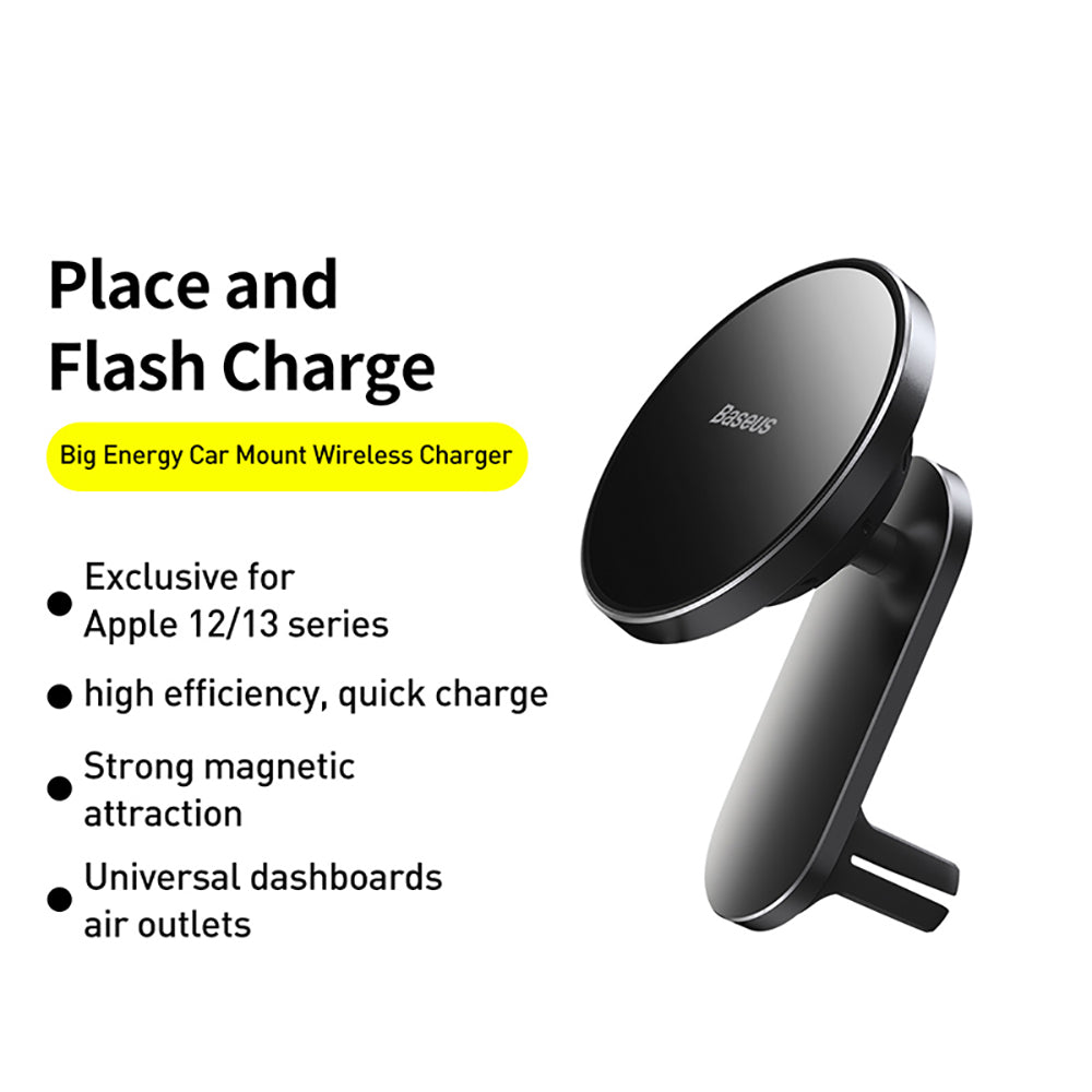 Baseus-Big-Energy-Magnetic-Car-Mount-Wireless-Charger---Black-1