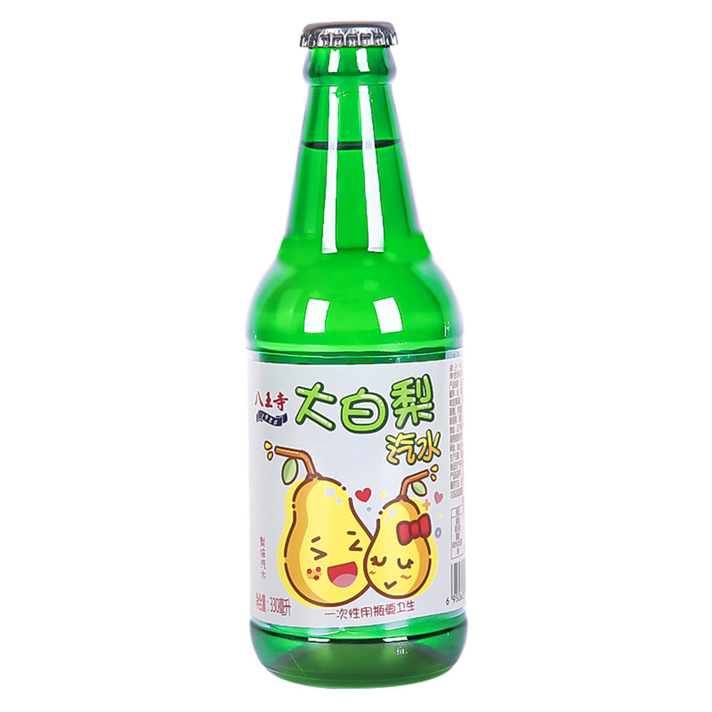 Hachiwangji-White-Pear-Flavored-Soda---330ml-1