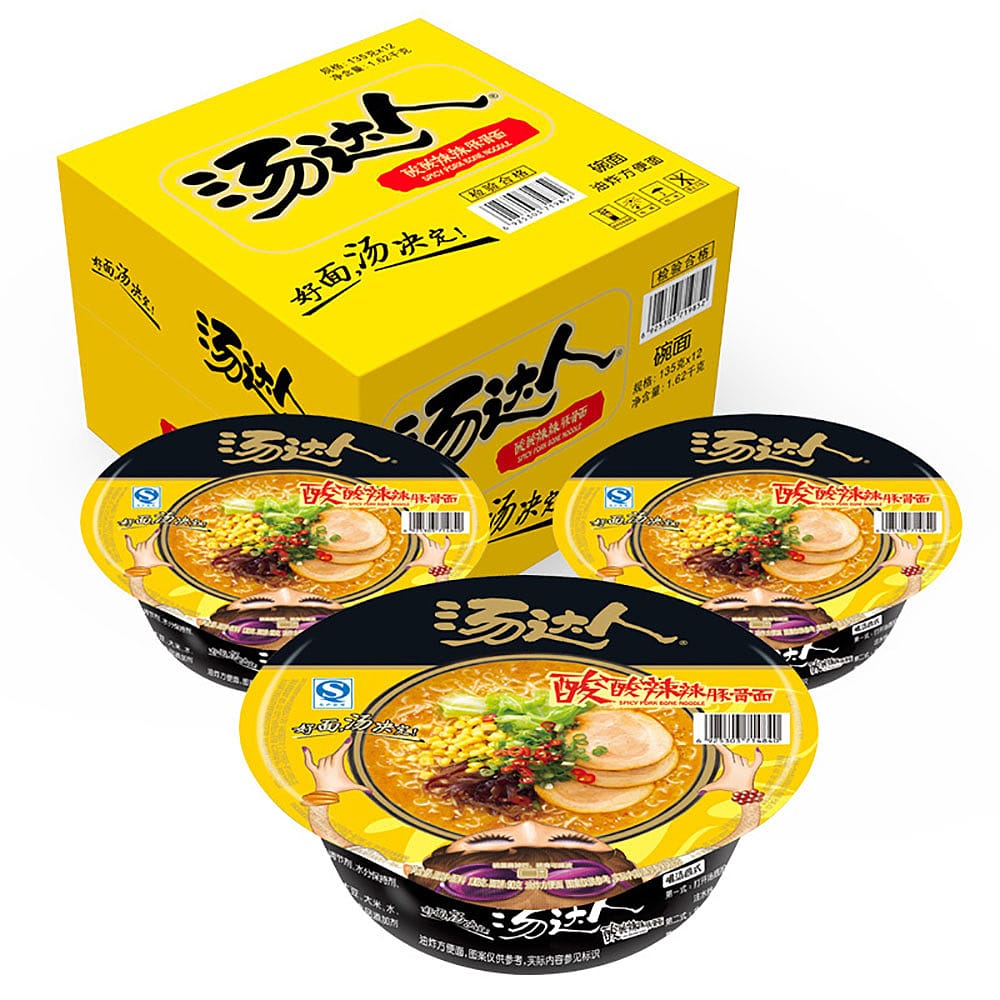 Unif-Tang-Daren-Spicy-Pork-Bone-Noodles---135g-x-12-Bowls/Box-1