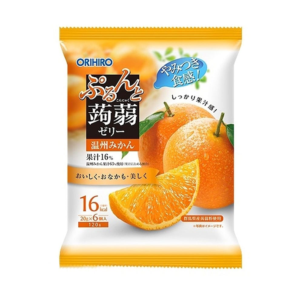 Orihiro-Low-Fat-Konjac-Jelly---Orange-Flavour,-20g-x-6-Packs,-120g-Total-1