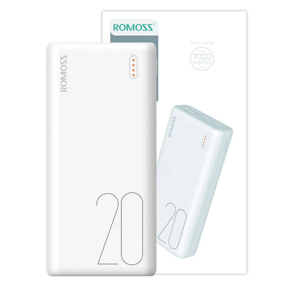 Romoss-Simple20-20000mAh-Ultra-Fast-Charging-Power-Bank---White-1