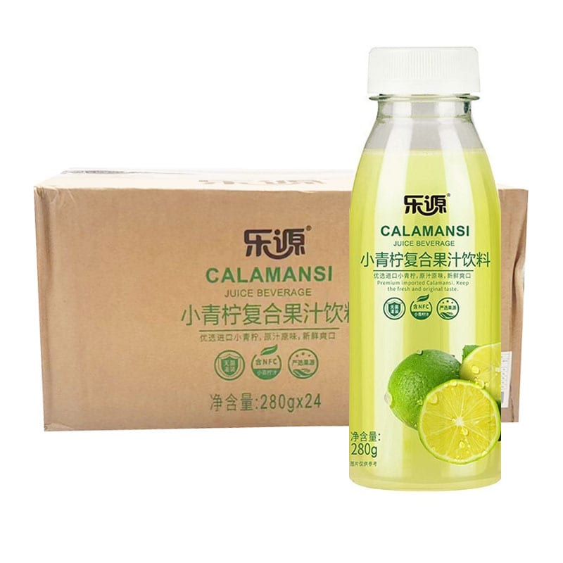 [Full-Case]-Le-Yuan-Small-Lime-Mixed-Fruit-Juice-Drink-280ml*24-Bottles/Case-1