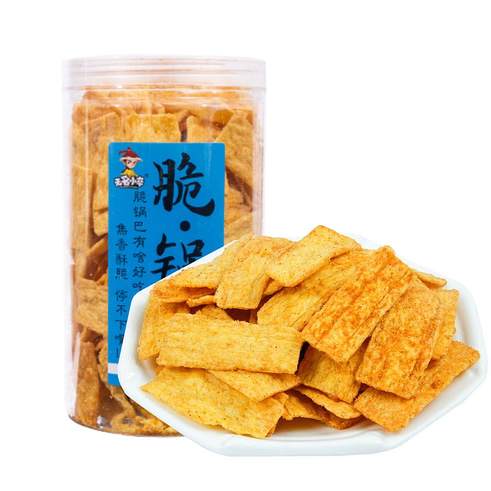 Wuming-Xiaozu-Crispy-Rice-Crackers---Crab-Roe-Flavor,-210g-1