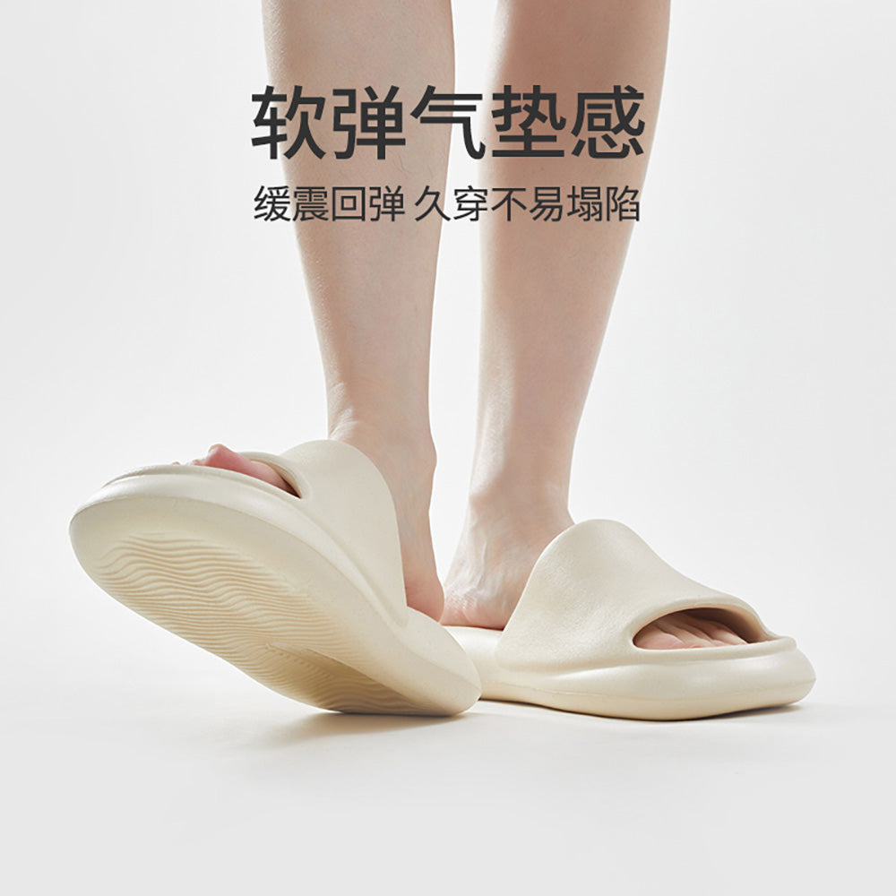 YouDiao-Women's-Pillow-Slides---Cream-White,-Size-37-38-1