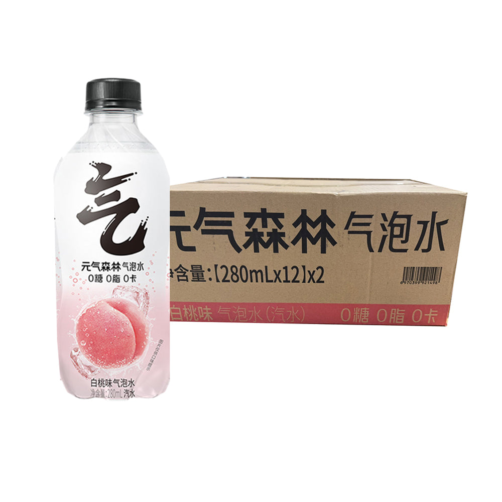 Genki-Forest-White-Peach-Sparkling-Water---280ml-x-24-1