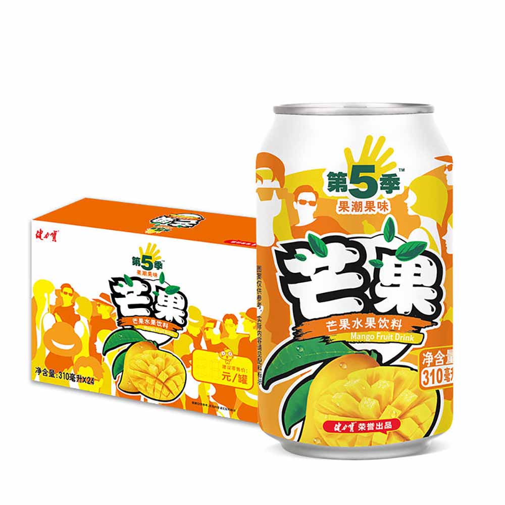 Jianlibao-Mango-Fruit-Drink---310ml-x-24-Bottles-1