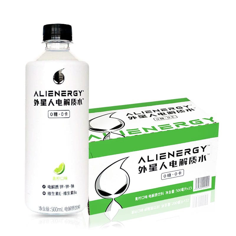 [Full-Case]-Genki-Forest-Alien-Electrolyte-Water,-Lime-Flavour,-500ml-x-15-Bottles-per-Case-1